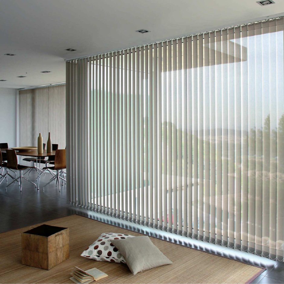 Вертикальные жалюзи в интерьере