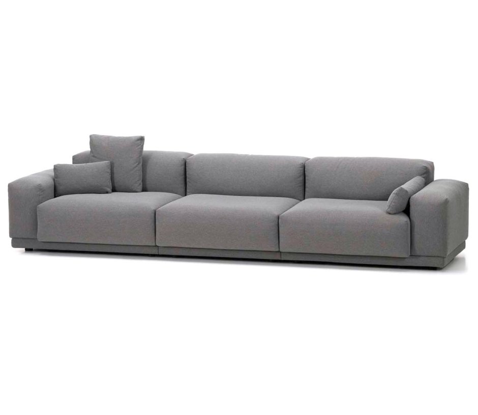 Диван прямой unico Sofa 2 Gray