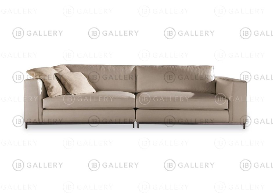 Диван Minotti на белом фоне