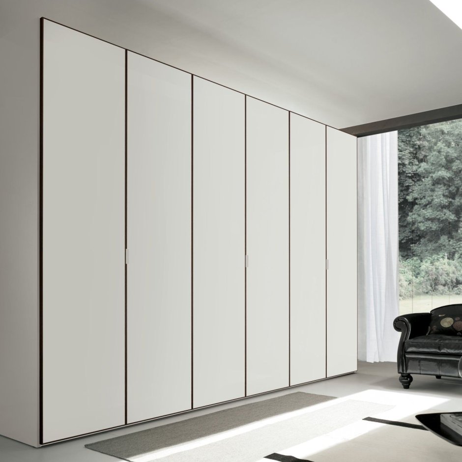 Шкаф купе с декоративными вставками