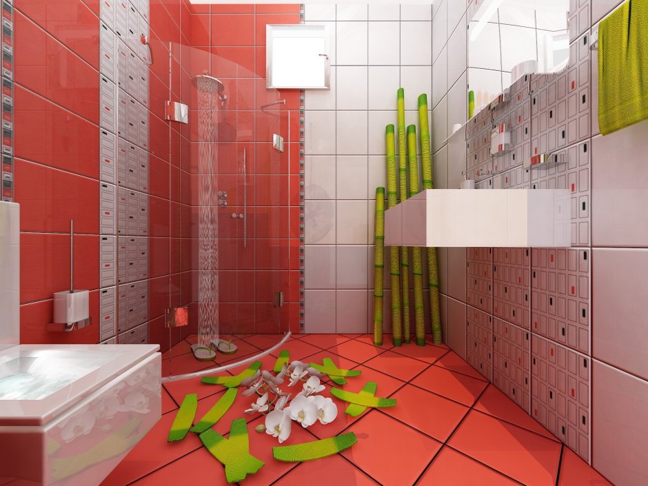 Раскладка плитки 25 на 75