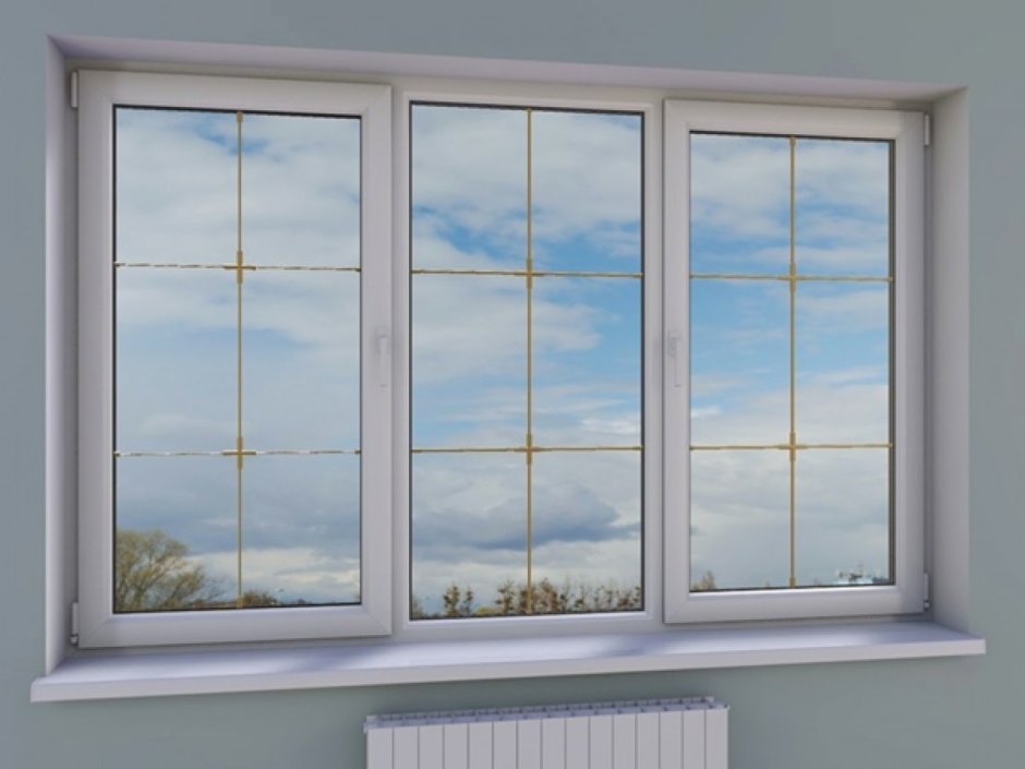 Окна Рехау шпросы