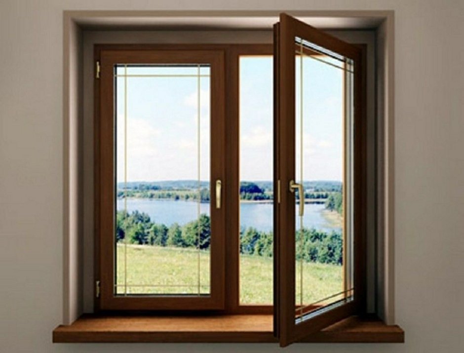 Рехау окна деревянные