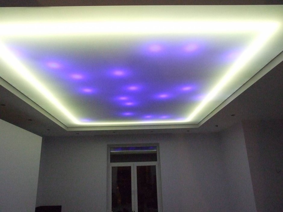 Диодная подсветка потолка