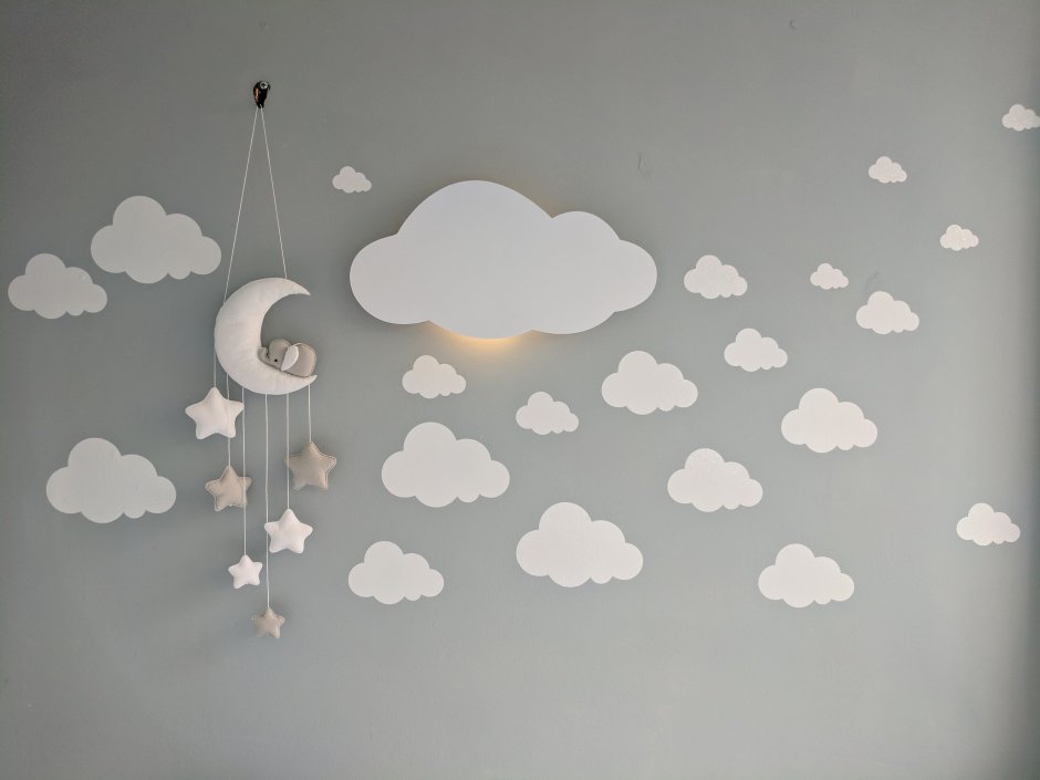 Облака на стене