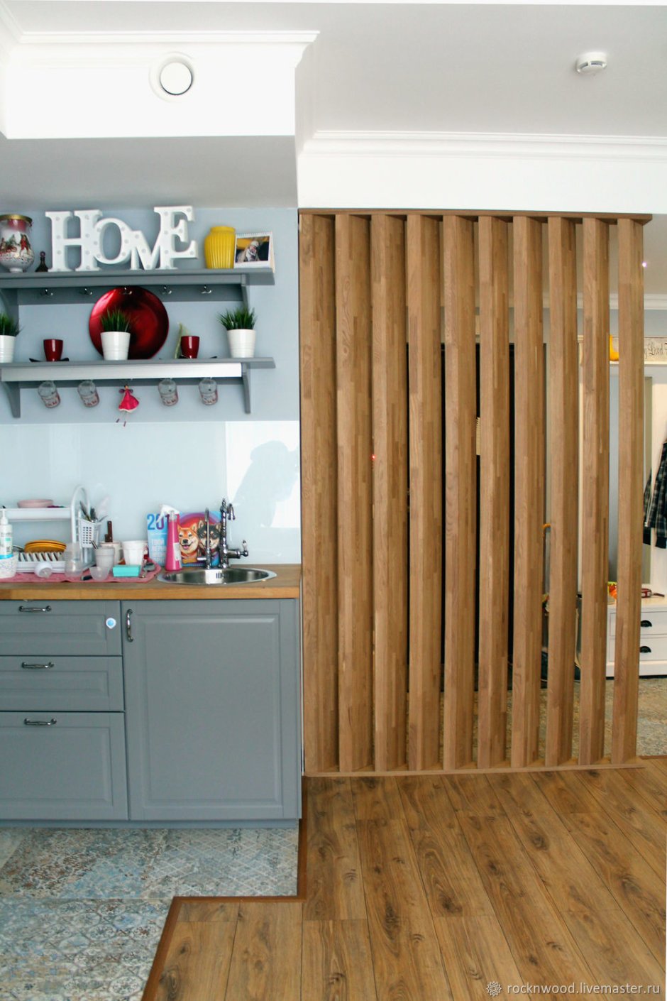 Деревянные жалюзи перегородки