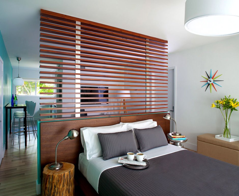 Жалюзийные перегородки для зонирования