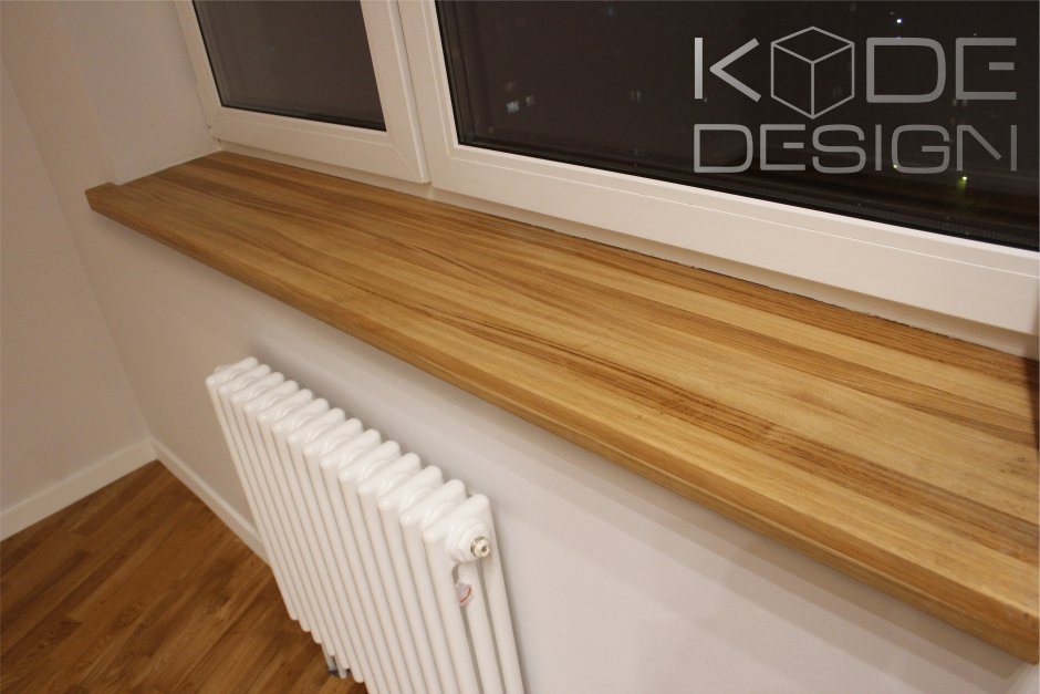 Деревянные подоконники в интерьере