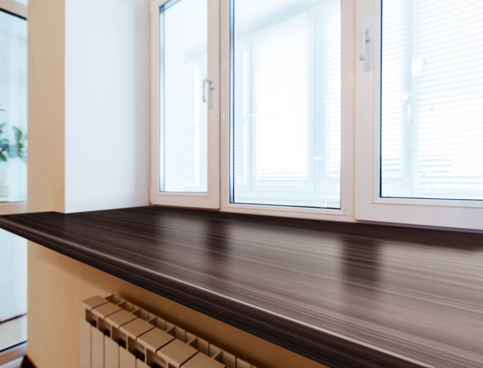 Подоконник дубовый цельноламельный