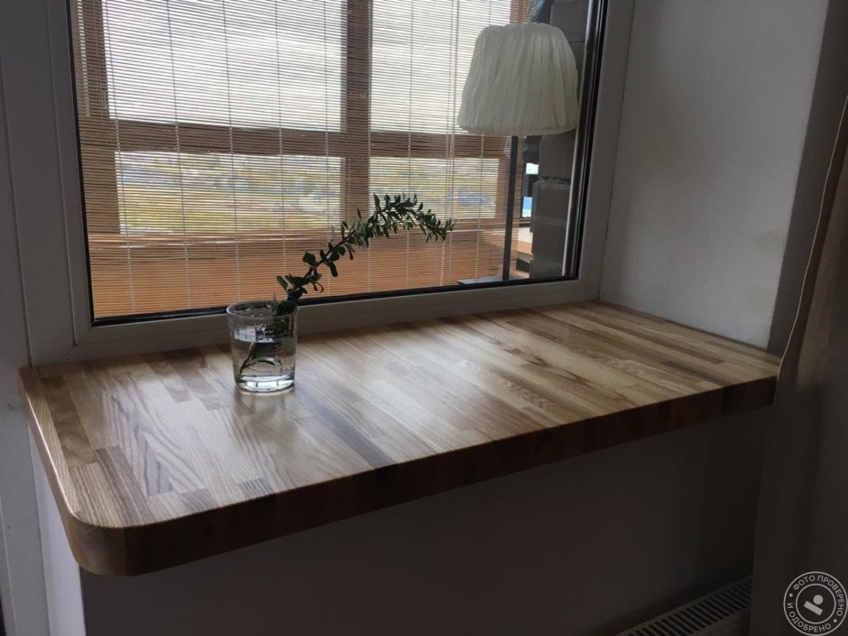 Подоконники из цельноламельного ясеня