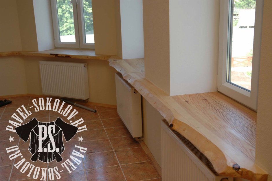 Подоконник из дуба