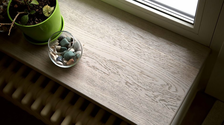 Подоконник из дерева