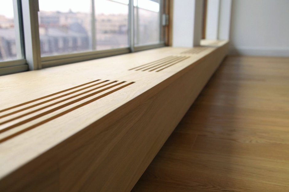 Ясень цельноламельный подоконник