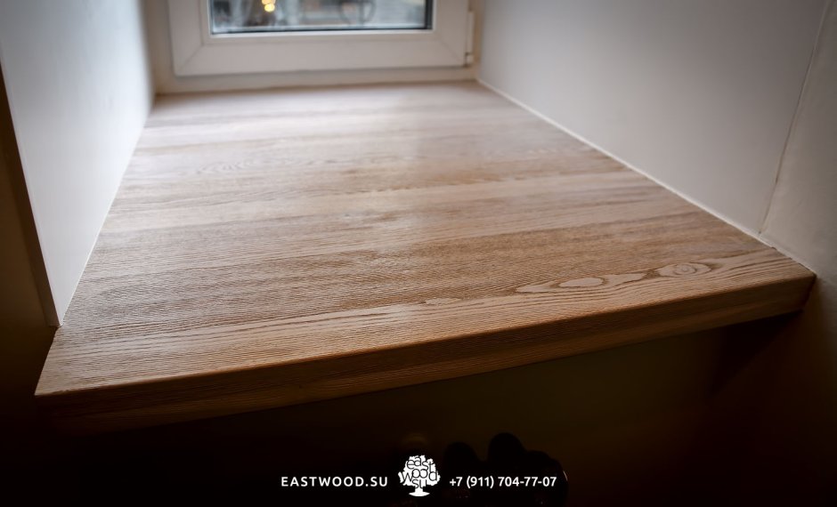 Деревянные подоконники в интерьере