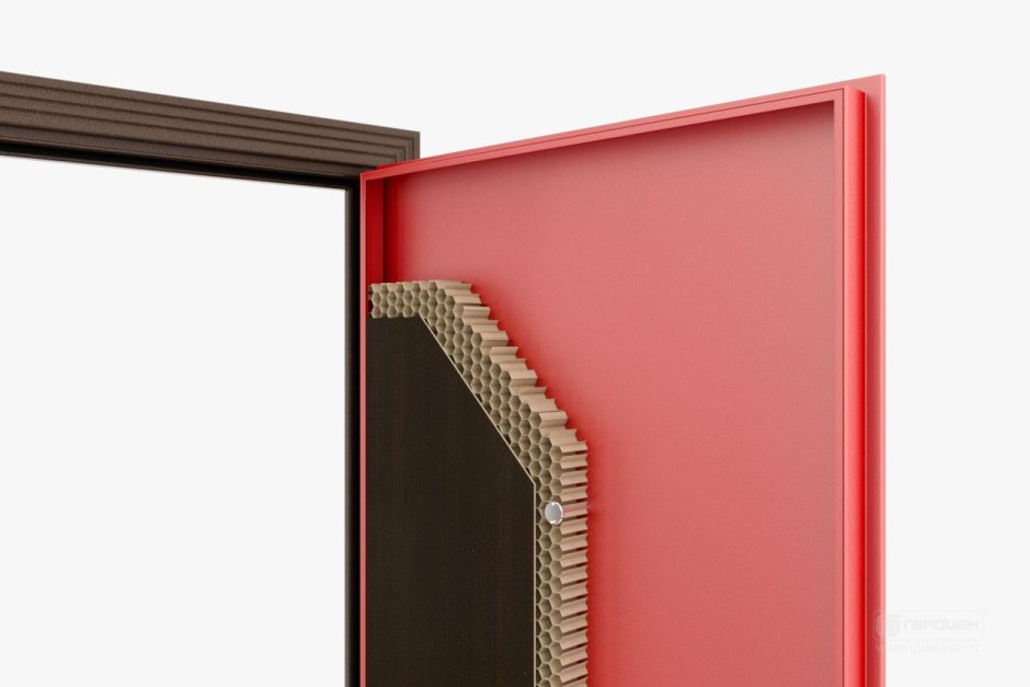 Конструкция двери каркасно-щитовой