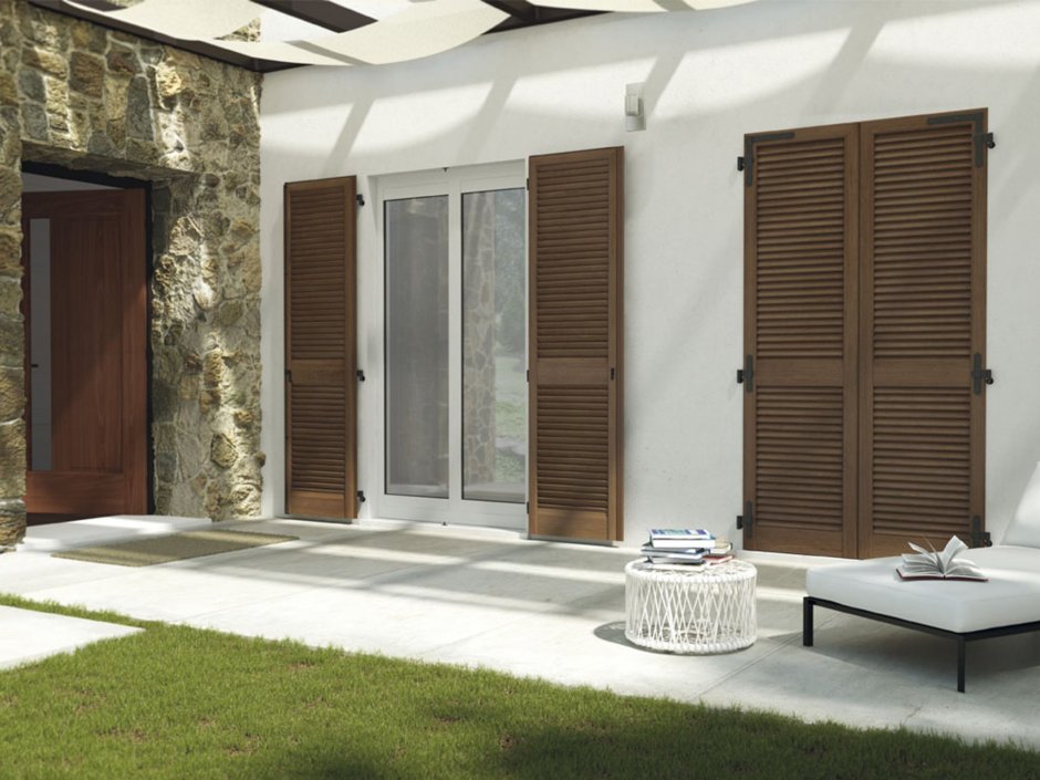 Раздвижные ставни на окна