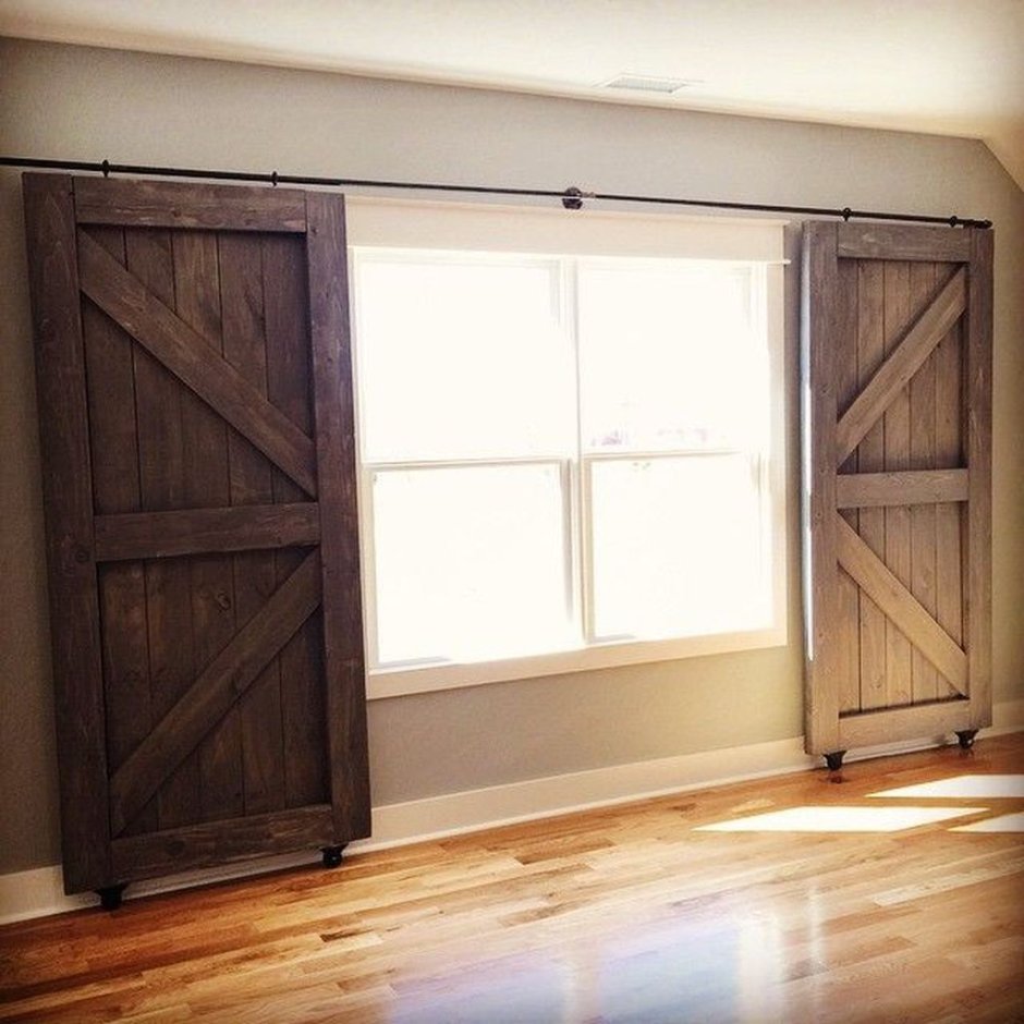 Окна с раздвижными ставнями