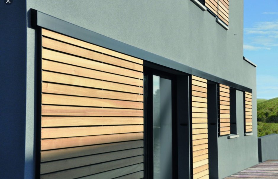 Ставни сдвижные внешние