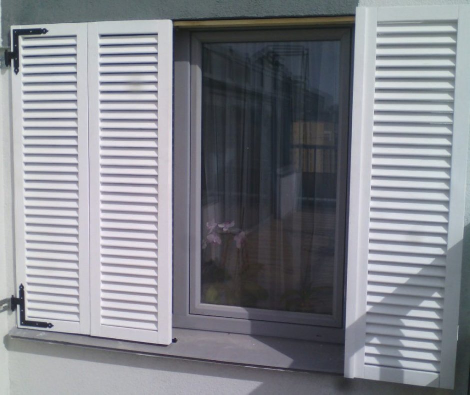 Ставни жалюзийные металлические гармошка