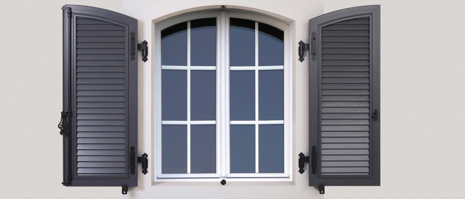 Алюминиевые ставни на окна