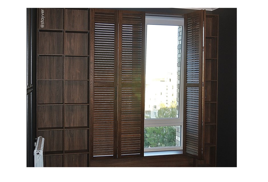 Жалюзийные двери на окна