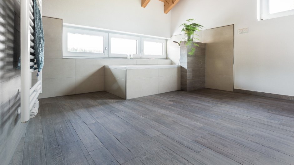 Линолеум серый точечный