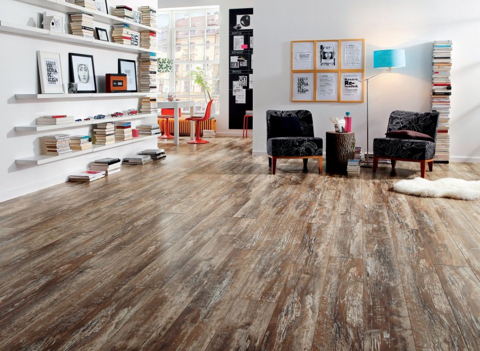 Линолеум в интерьере