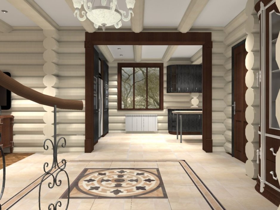 Шикарные кухни из дерева