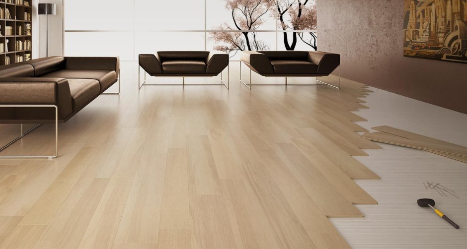 Плитка керамогранит и ламинат