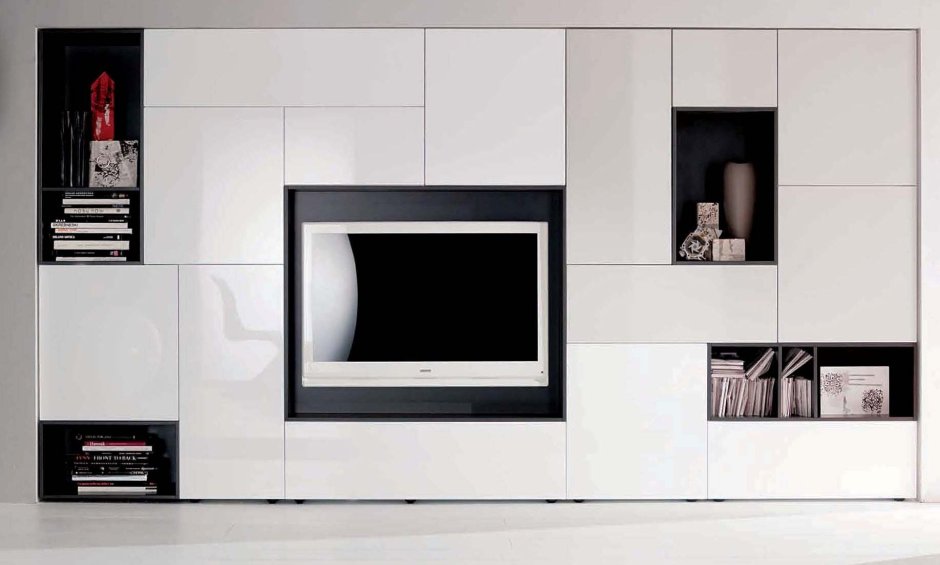 Стенка со встроенным телевизором