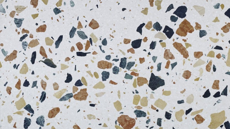 Терраццо голубой 30x30