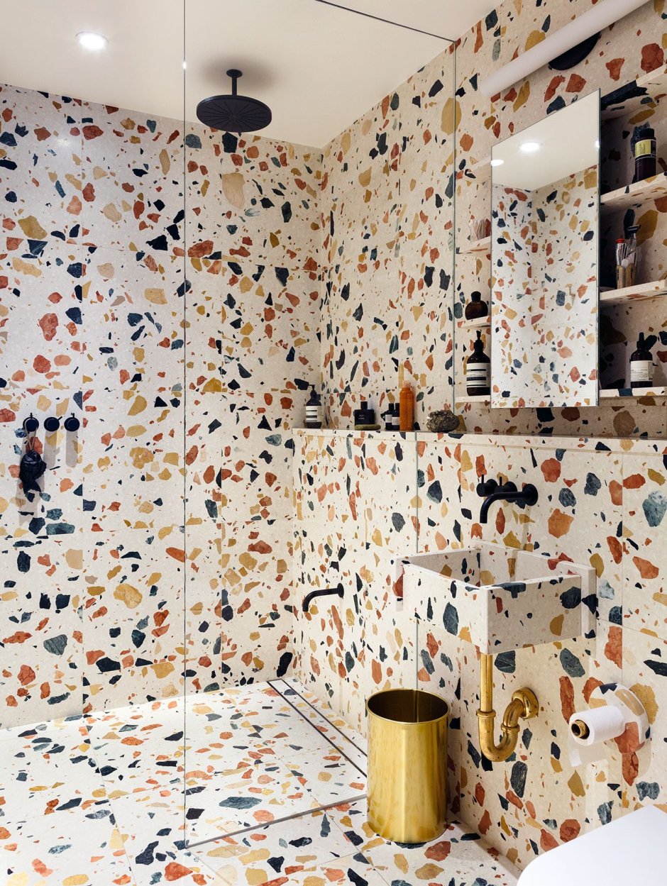 Плитка терраццо в интерьере