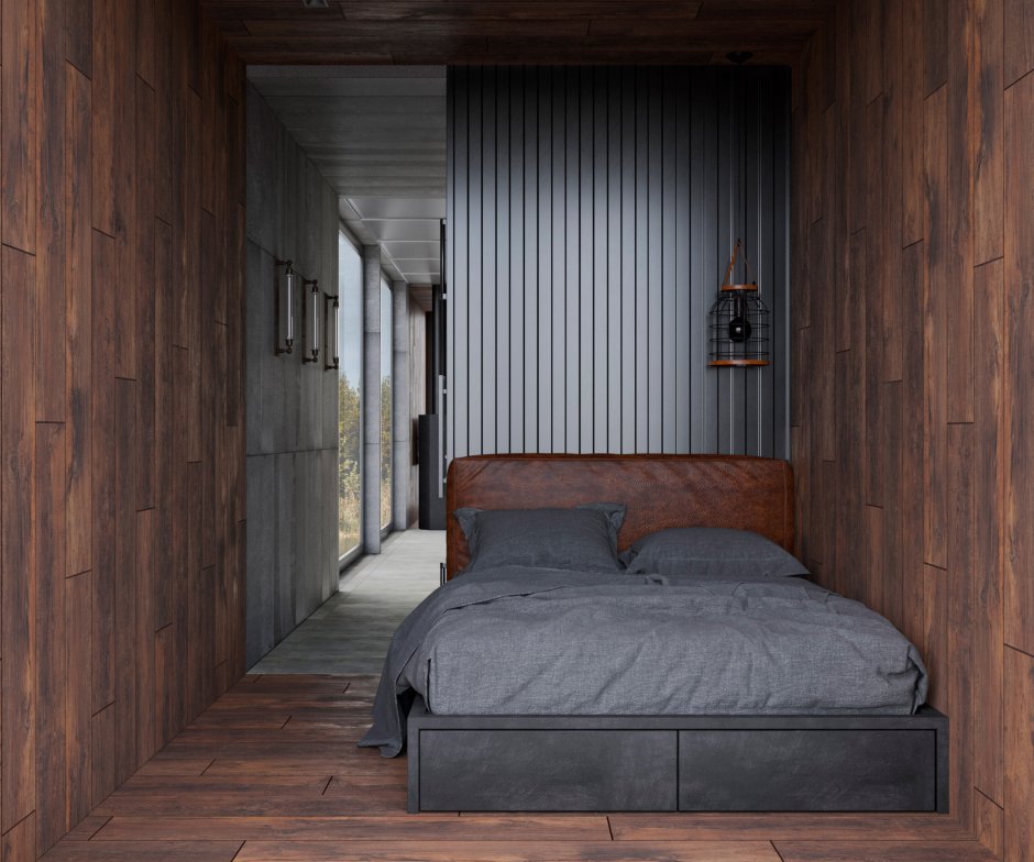 Морской контейнер внутри