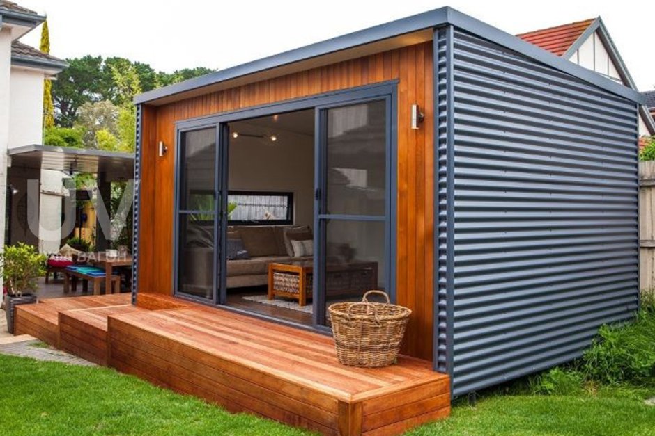 Реечный фасад минидом