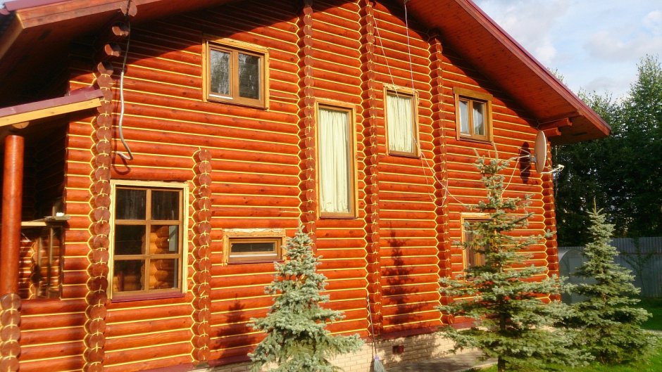 Выкрасы деревянных домов