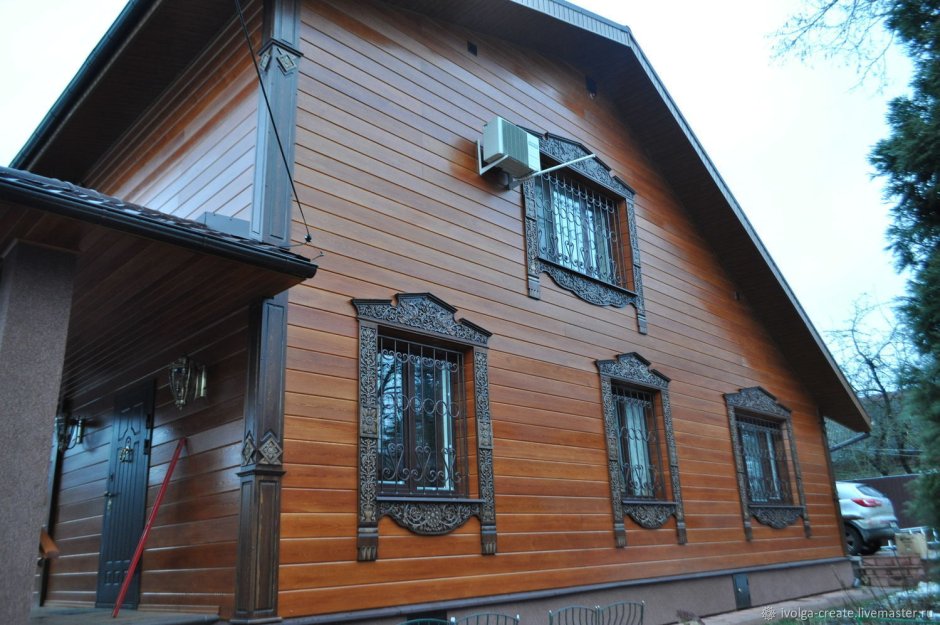Фасады деревянных домов