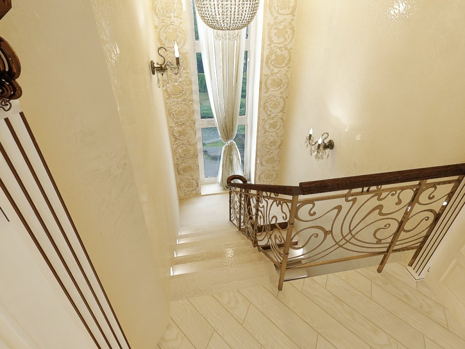 Шторы на лестничный пролет