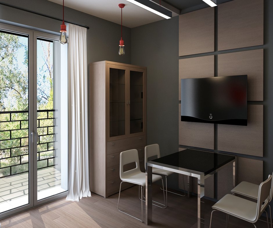 Интерьер гостинки студии