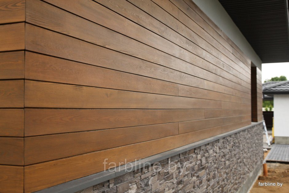 Линеарные панели золотой дуб