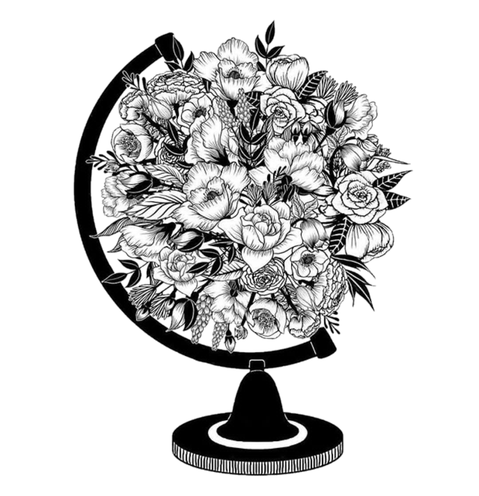 Цветы в графике