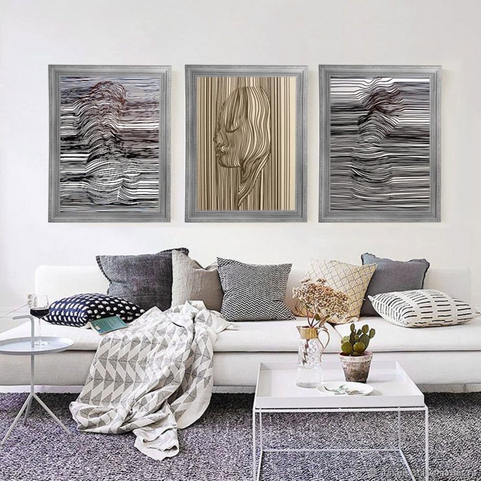 Дизайнерские постеры для интерьера