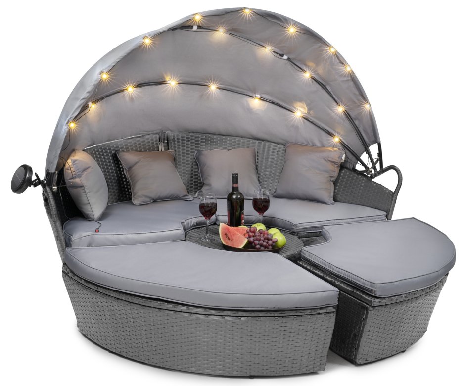 Садовая кровать круглая