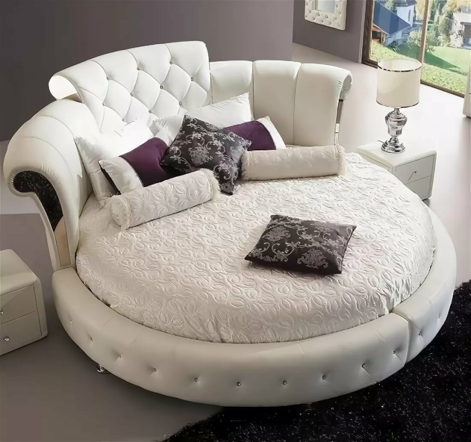 Круглая кровать