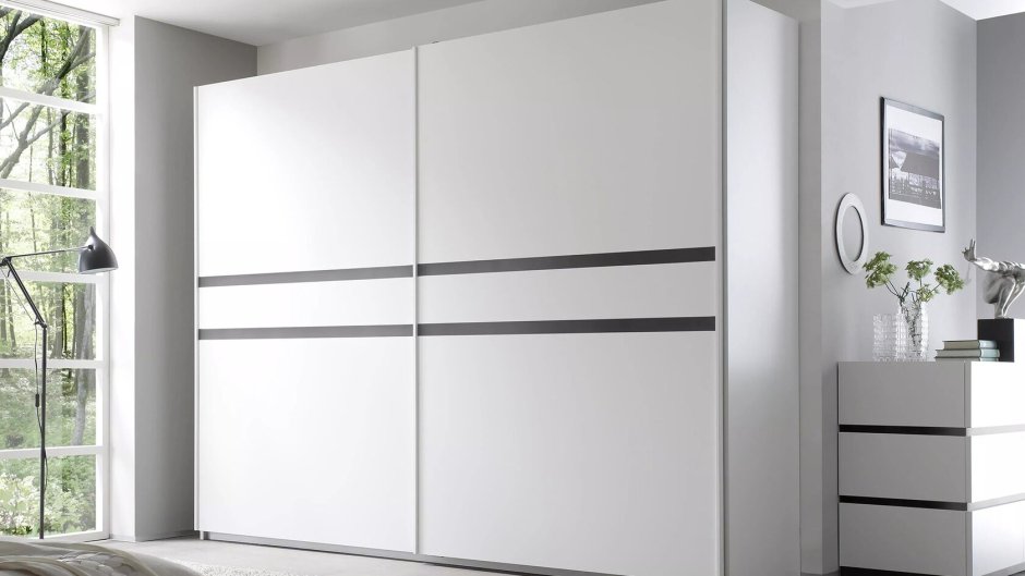 ЛДСП Эггер белый шкаф