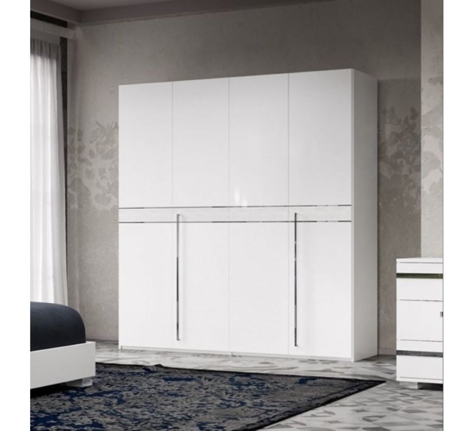 Шкаф Астрон белый глянец