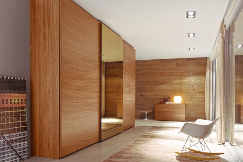 Современные деревянные стеновые панели