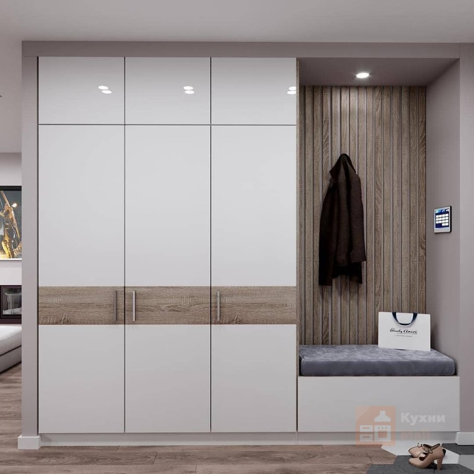 Белый шкаф в прихожую