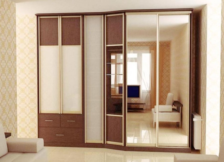 Нестандартные шкафы купе