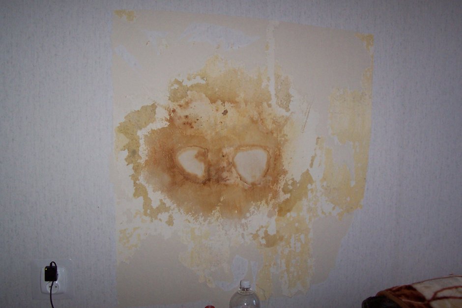 Гипсокартонный потолок после затопления