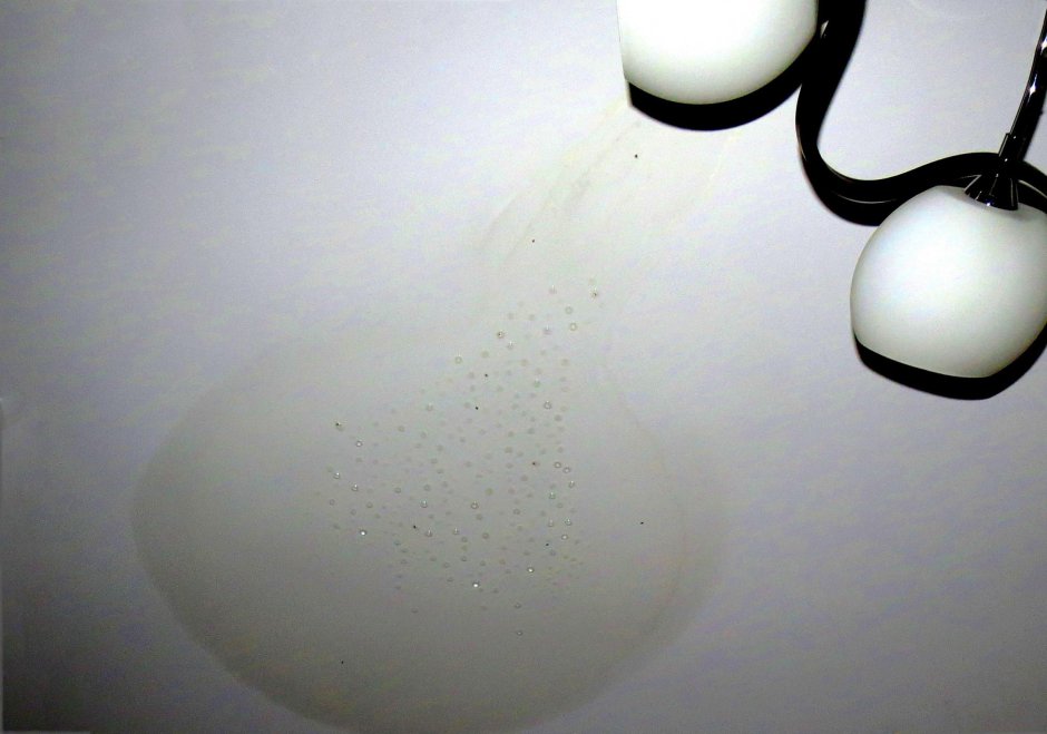 Потолок после покраски